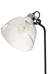 Floor Lamp Magali Steel/Glass Transparent