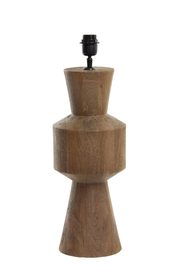 Lamp base 20x60 cm GREGOR wood matt brown