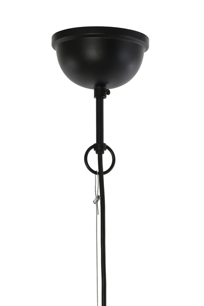 Hanging lamp 60x43 cm GULARO wood matt black