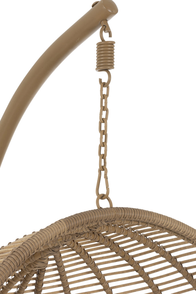 Hanging Chair Round Steel Natural