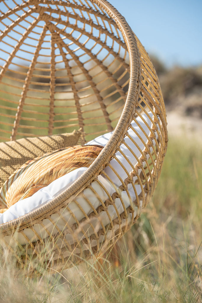 Hanging Chair Round Steel Natural