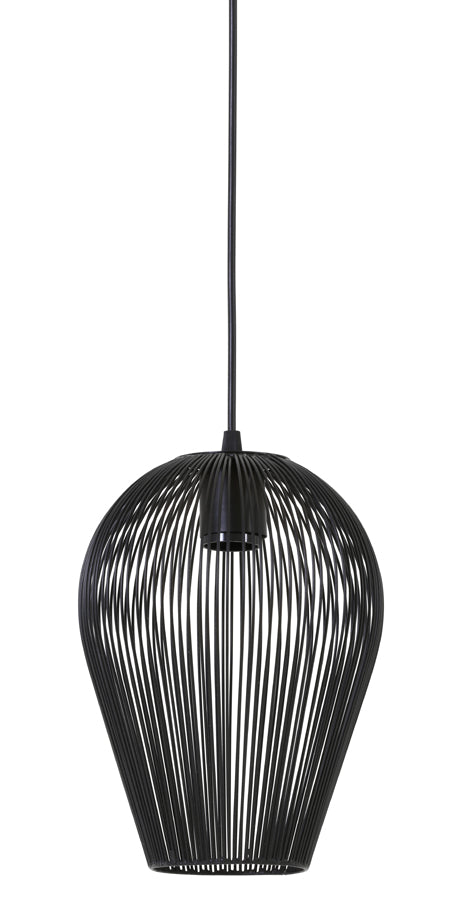 Hanging lamp 19x26 cm ABBY matt black