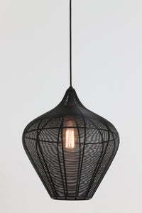 Hanging lamp 36x40 cm ALVARO matt black