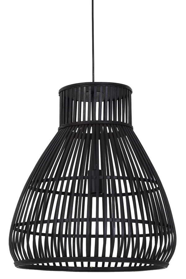 Hanging lamp 46x51 cm TIMAKA rattan black