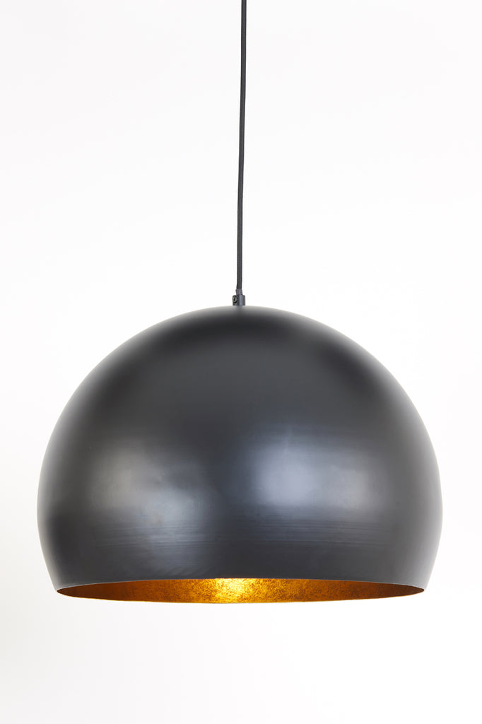 Hanging lamp 45x32,5 cm JAICEY matt black-gold