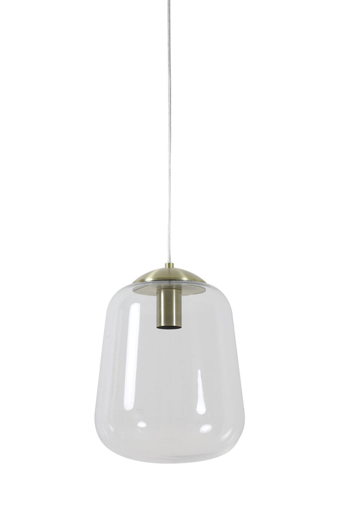 Hanging lamp 24x31 cm JOLENE clear glass