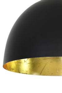 Hanging lamp 45x32 cm KYLIE black-gold