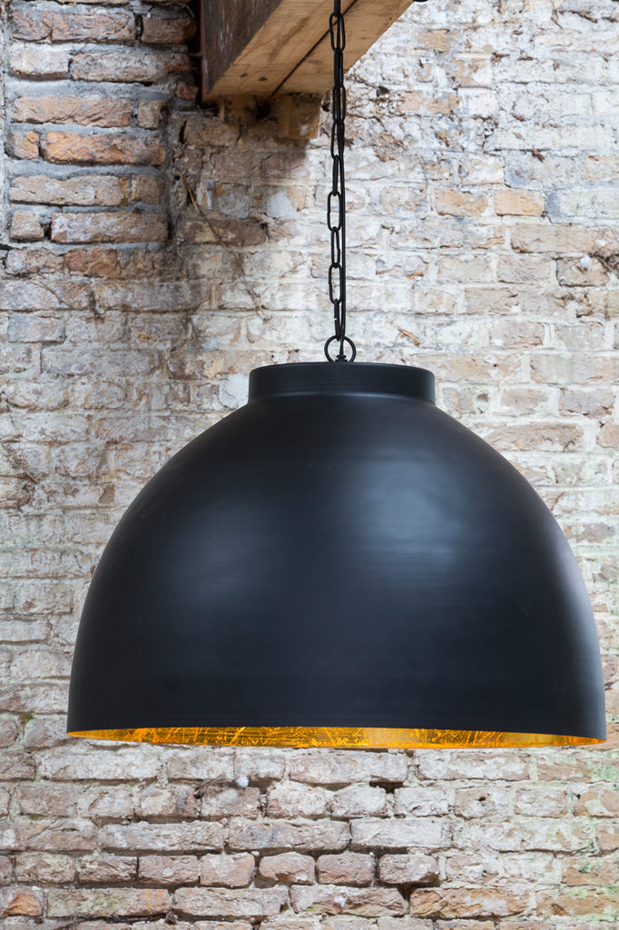 Hanging lamp 45x32 cm KYLIE black-gold