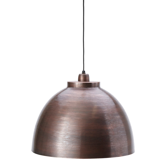 Hanging lamp 45x32 cm KYLIE raw antique copper