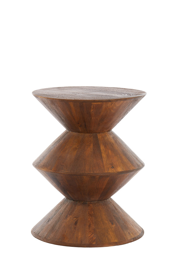 Side table 40x50 cm LARUS mango wood brown