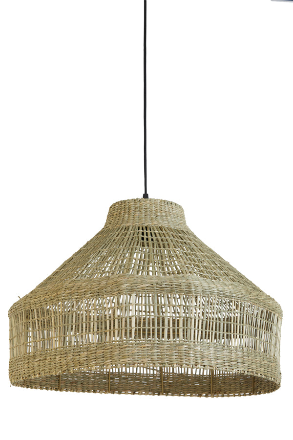 Hanging lamp 55x38 cm LATIKA seagrass natural