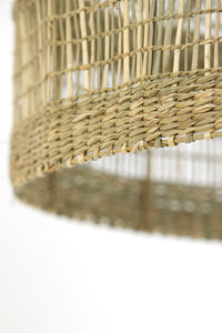 Hanging lamp 55x38 cm LATIKA seagrass natural