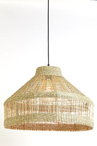 Hanging lamp 55x38 cm LATIKA seagrass natural