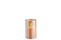 Ledlamp Shining Glass Gold Small