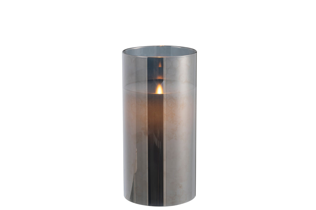 Ledlamp Shining Glass Grey Medium