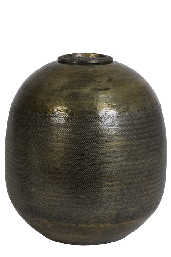 Vase deco XL 48x52 cm LEZAY antique bronze