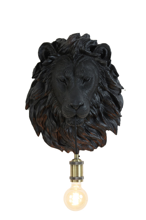 Wall lamp 33,5x19x40,5 cm LION matt black