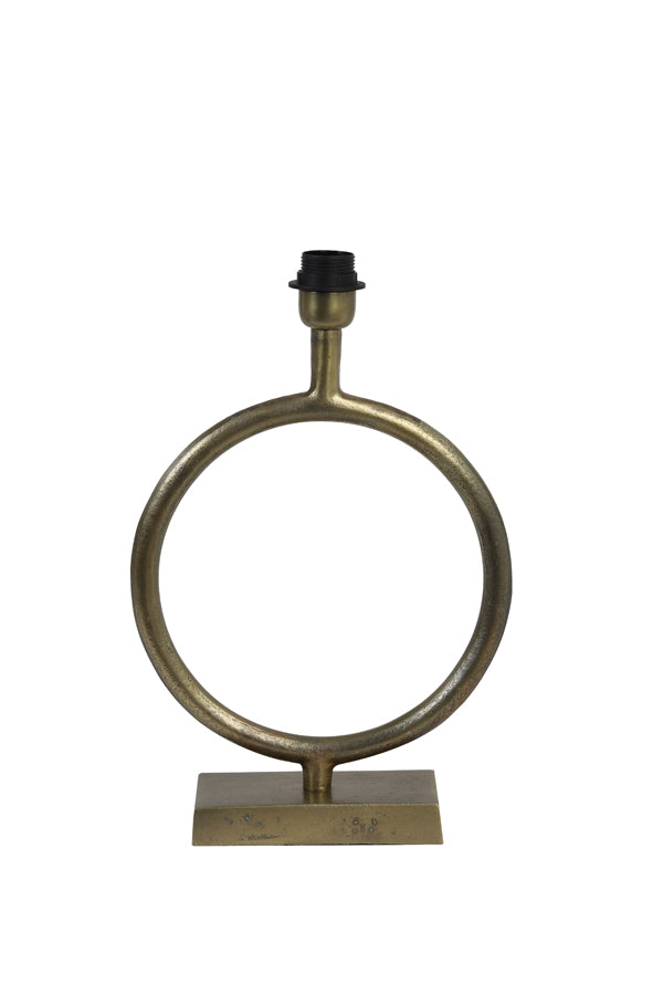 Lamp base 30x12,5x35 cm LIVU raw antique bronze