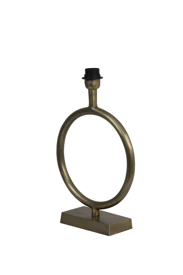 Lamp base 30x12,5x35 cm LIVU raw antique bronze