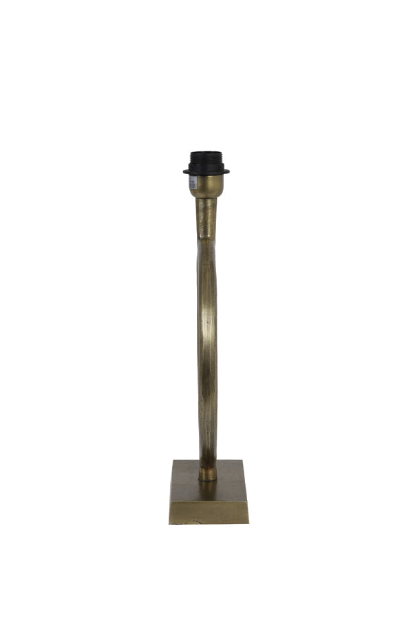 Lamp base 30x12,5x35 cm LIVU raw antique bronze