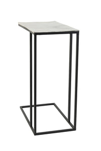 Side table 48x26x60 cm MACY nickel