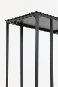 Side table 48x26x60 cm MACY matt black