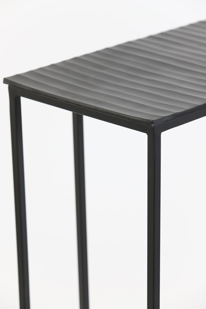 Side table 48x26x60 cm MACY matt black