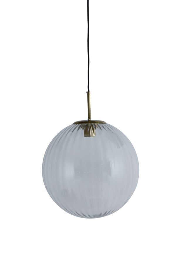 Hanging lamp 40 cm MAGDALA glass clear+gold