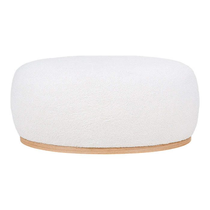 Manhattan Pouf - Pouf, bouclé, white, 54,5x88,5x36 cm, HN1235