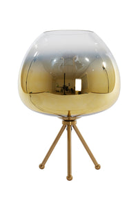 Table lamp 30x43 cm MAYSON glass gold-clear+gold