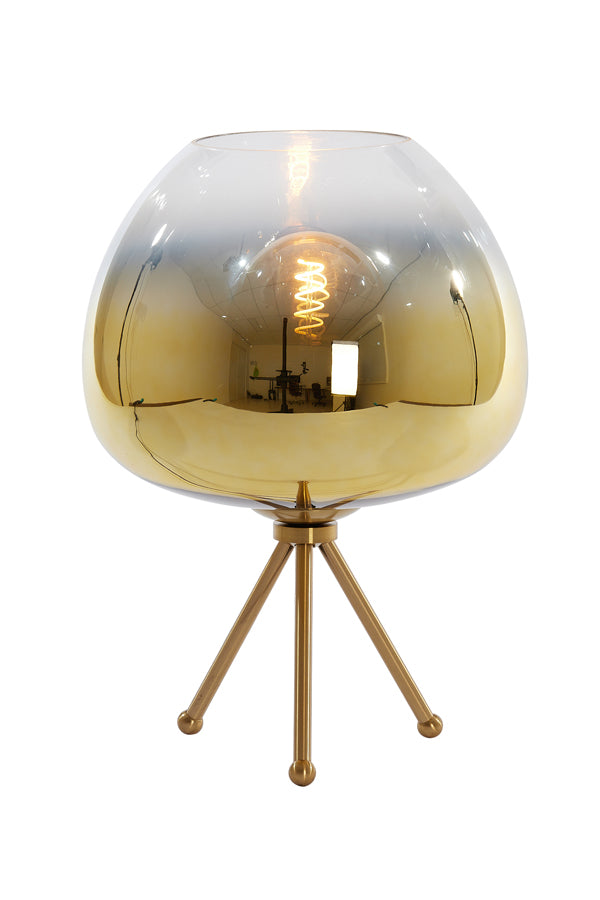 Table lamp 30x43 cm MAYSON glass gold-clear+gold