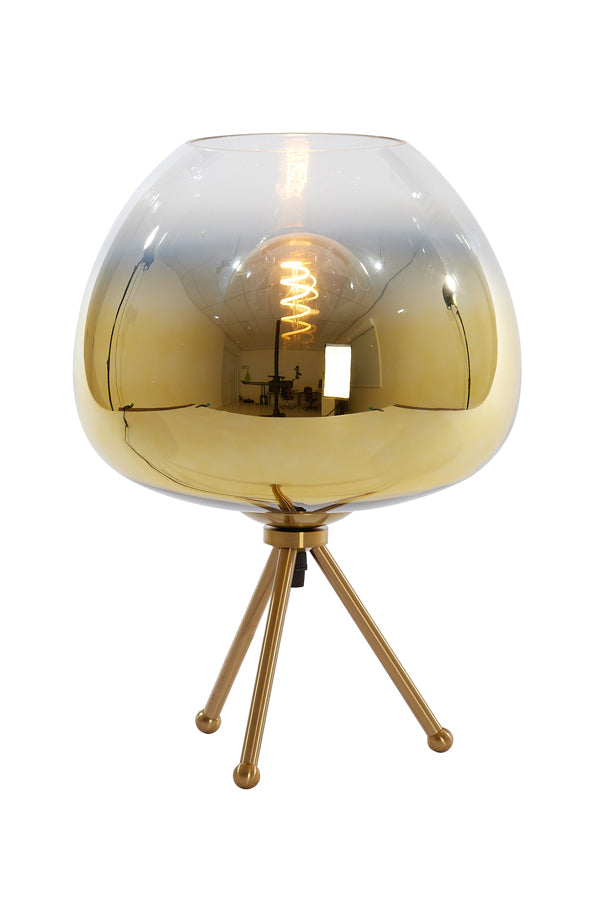 Table lamp 30x43 cm MAYSON glass gold-clear+gold