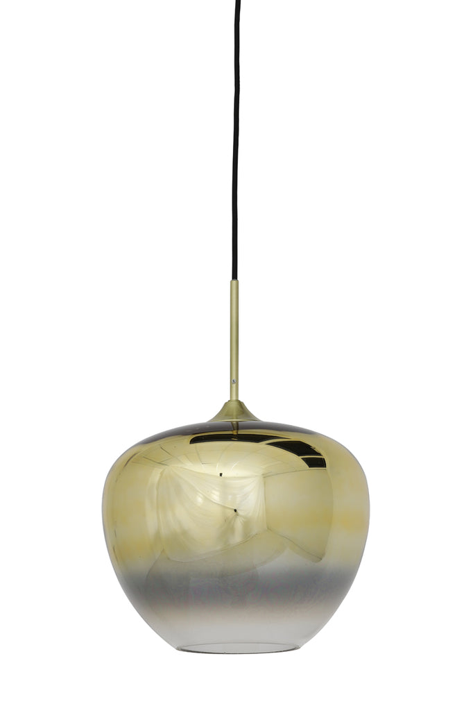 Hanging lamp 30x25 cm MAYSON glass gold-clear+gold