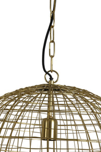 Hanging lamp 55x55 cm MIRANA gold