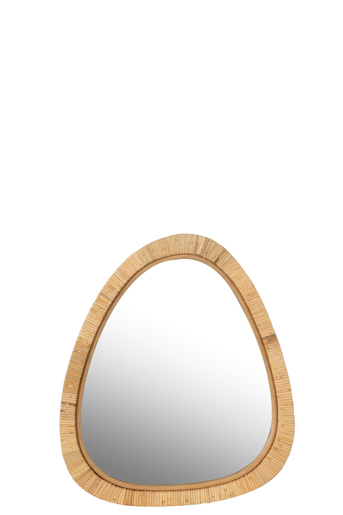 Mirror Paille Rattan/Glass Natural Small