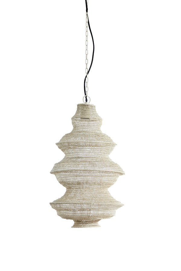 Hanging lamp 31x55 cm NAKISHA light grey