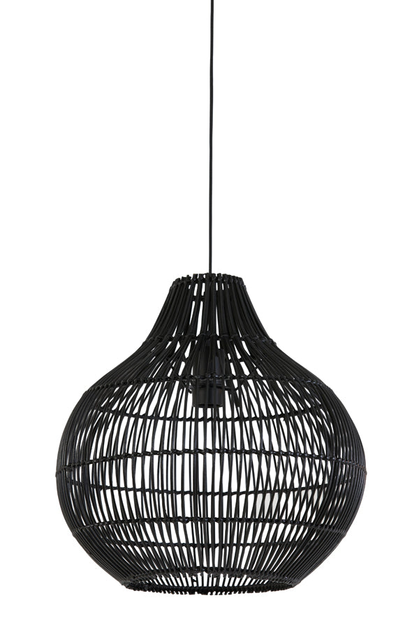 Hanging lamp 40x41,5 cm PACINO rattan black