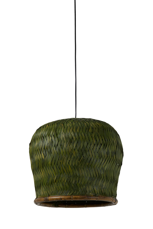 Hanging lamp 40x36 cm PATUK bamboo green