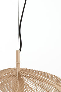 Hanging lamp 54x24,5 cm PAVAS matt beige