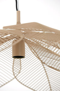 Hanging lamp 54x24,5 cm PAVAS matt beige