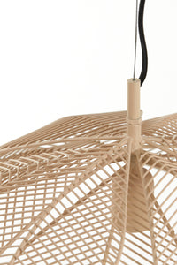 Hanging lamp 72x29 cm PAVAS matt beige