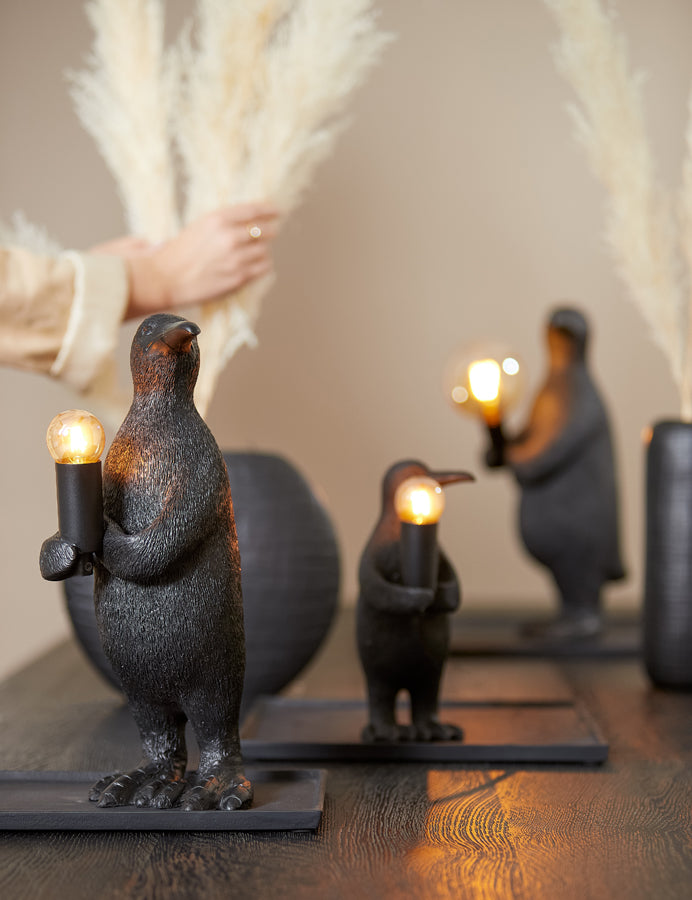 Table lamp E14 21x17x41 cm PENGUIN matt black