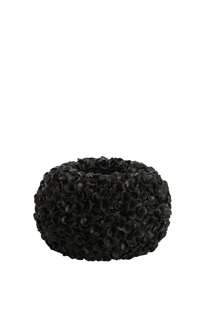 Vase deco 38x23 cm PHYLIA matt black