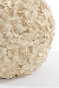 Vase deco 38x23 cm PHYLIA cream