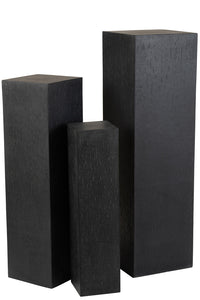 Pillar Rectangle High Clay Black Large