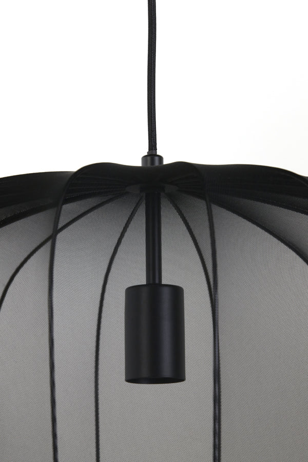 Hanging lamp 50x37,5 cm PLUMERIA black