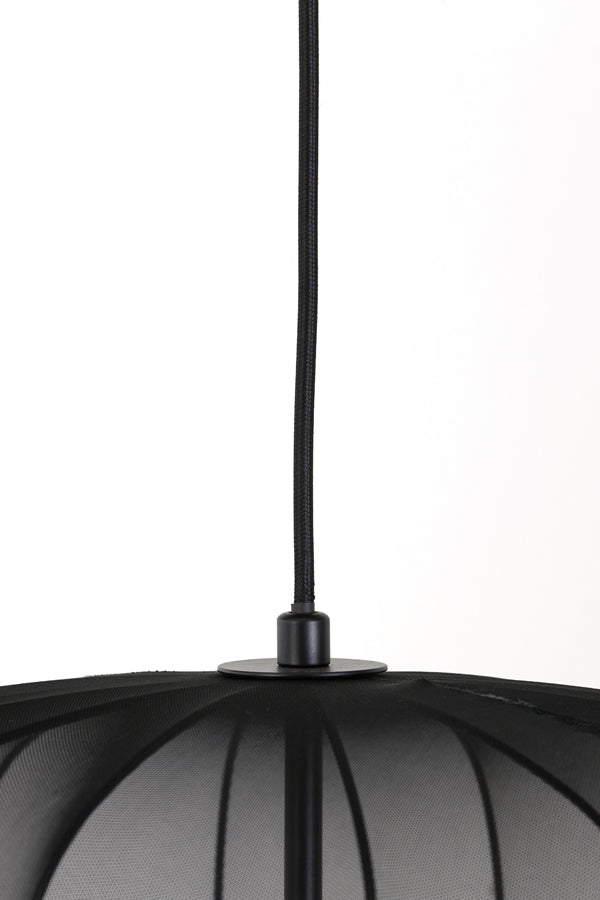 Hanging lamp 50x37,5 cm PLUMERIA black