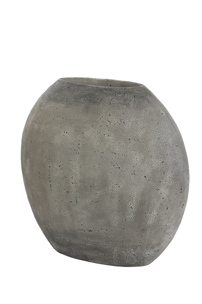 Vase deco 49,5x20x45 cm RAYSKIN grey