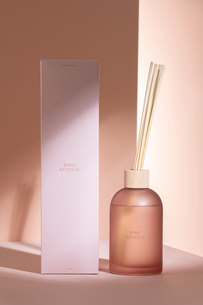 Reed Diffuser Accords Essentiels Rose Rêveuse-550Ml