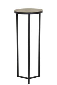 Pillar 40x101 cm RETIRO black+raw antique bronze